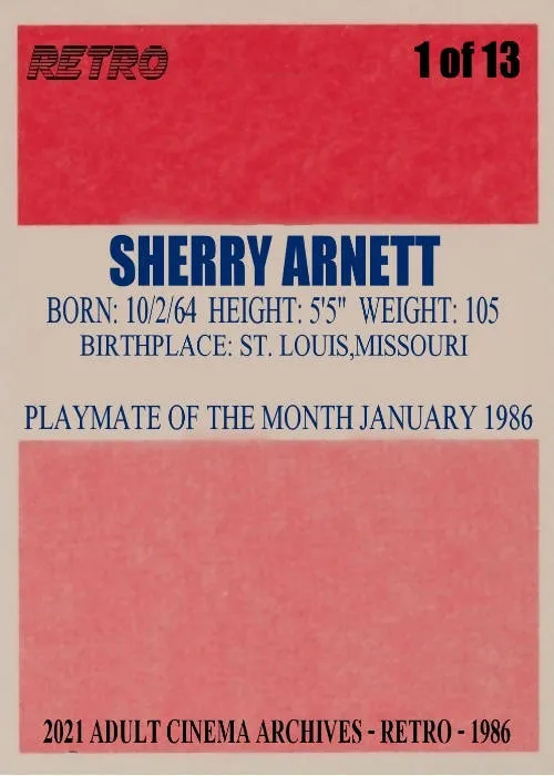 2021 Retro 1986 Sherry Arnett Nude Card