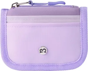 Babysun Mini Rfid Card Holder Slim Wallet with Change Zipper Pocket/3 Crad Slots/Key Ring, Small Wallet Thin Credit Card Wallet for Women & Men