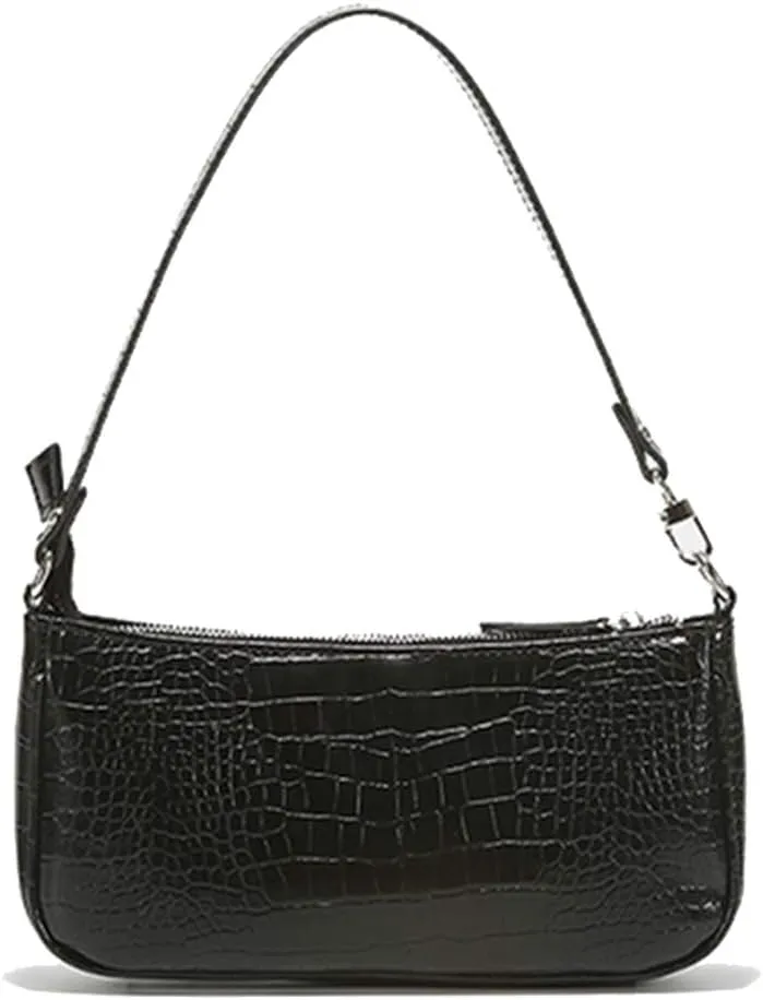 Barabum Retro Classic Clutch Shoulder Tote HandBag with Zipper Closure Purse for Women