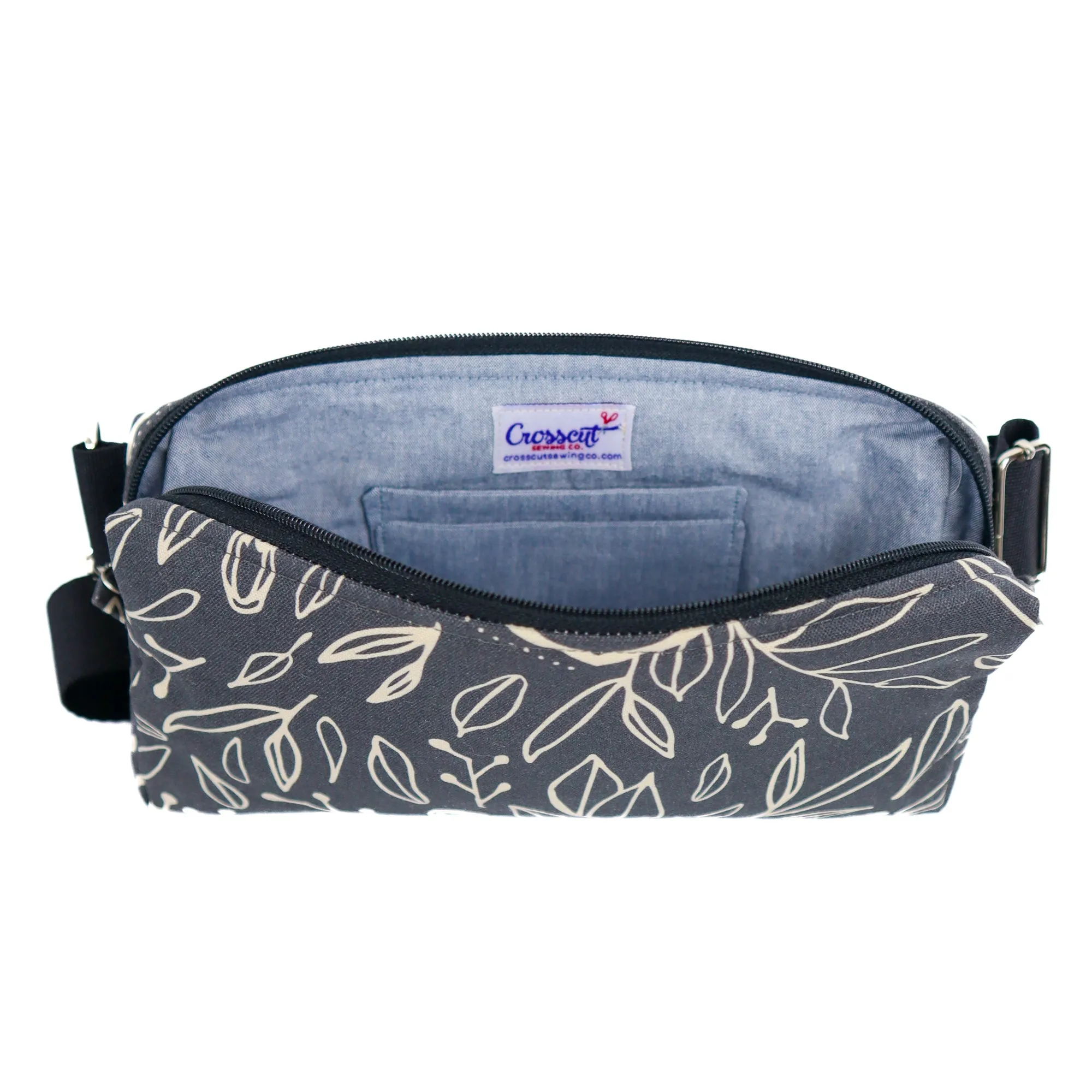 Belt Bag Sewing Kit - Supplies, Printed Pattern and Video Tutorial - Floral Explosion