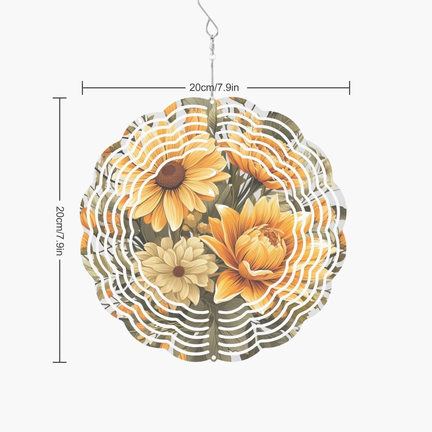 Boquet Flower Wind Spinner