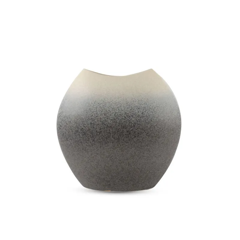 Ceramic Oval Vase - Centerpiece - Modern Design - Eclectic - Modern Elegance - Traditional Decor - M