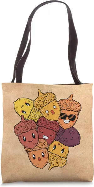 Cottagecore Aesthetic Acorn Tote Bag