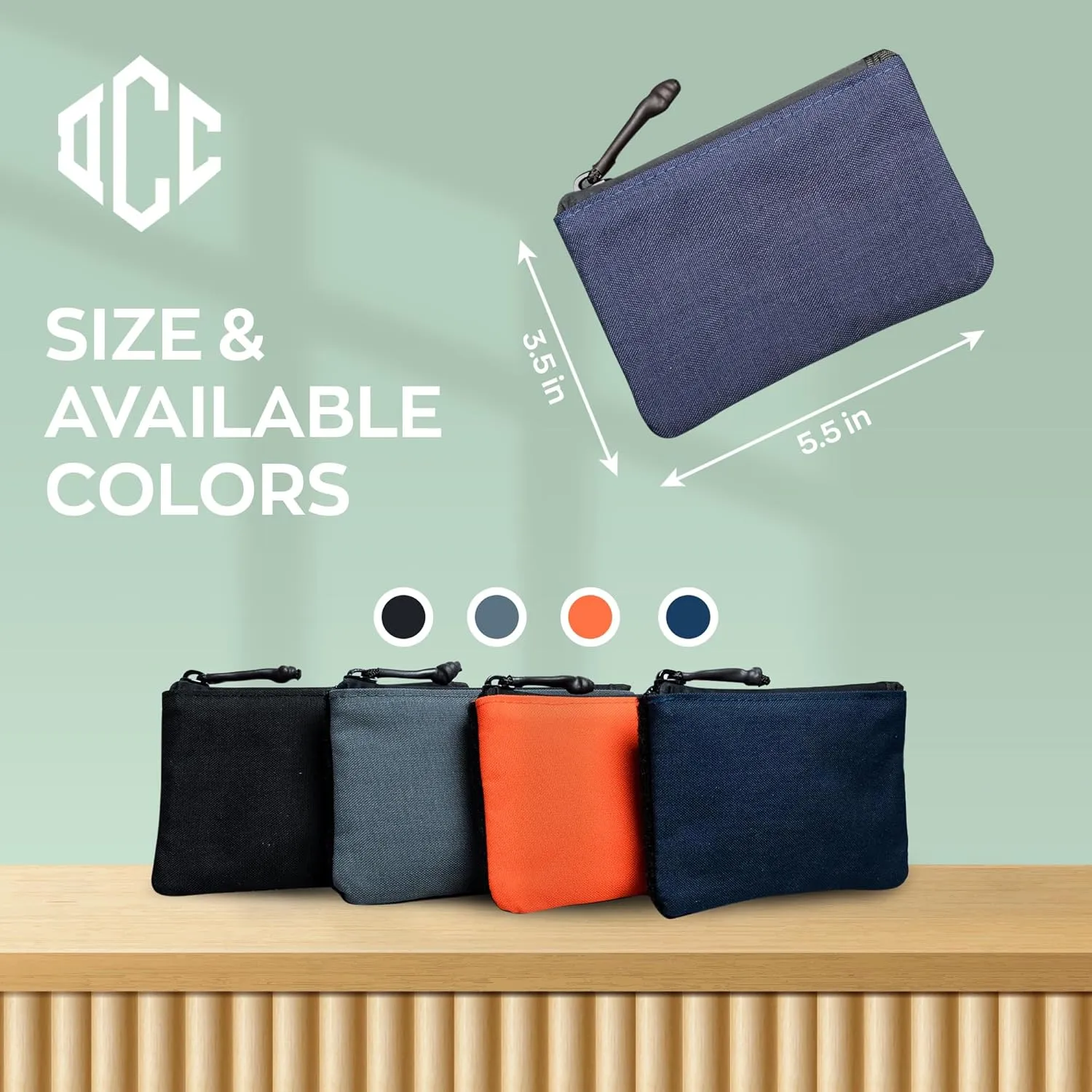 DAILYCARRYCO. EDC Pouch Potato - 500D Cordura Mini Tool Organizer for Men, Small Tool Bag Military Grade Water Resistant Zippers - Multi-Purpose EDC Organizer Pouch for Everyday Carry Items
