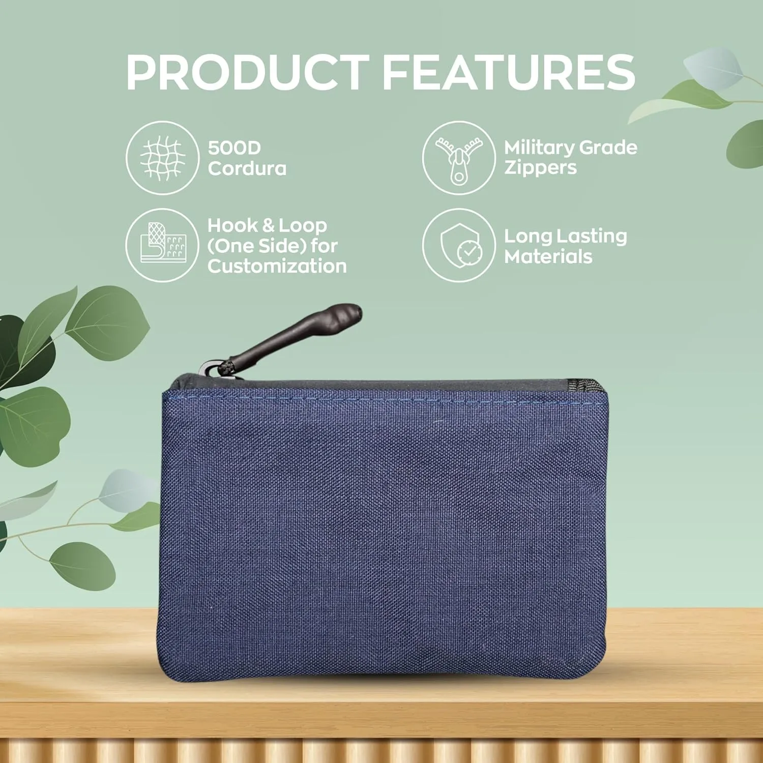 DAILYCARRYCO. EDC Pouch Potato - 500D Cordura Mini Tool Organizer for Men, Small Tool Bag Military Grade Water Resistant Zippers - Multi-Purpose EDC Organizer Pouch for Everyday Carry Items