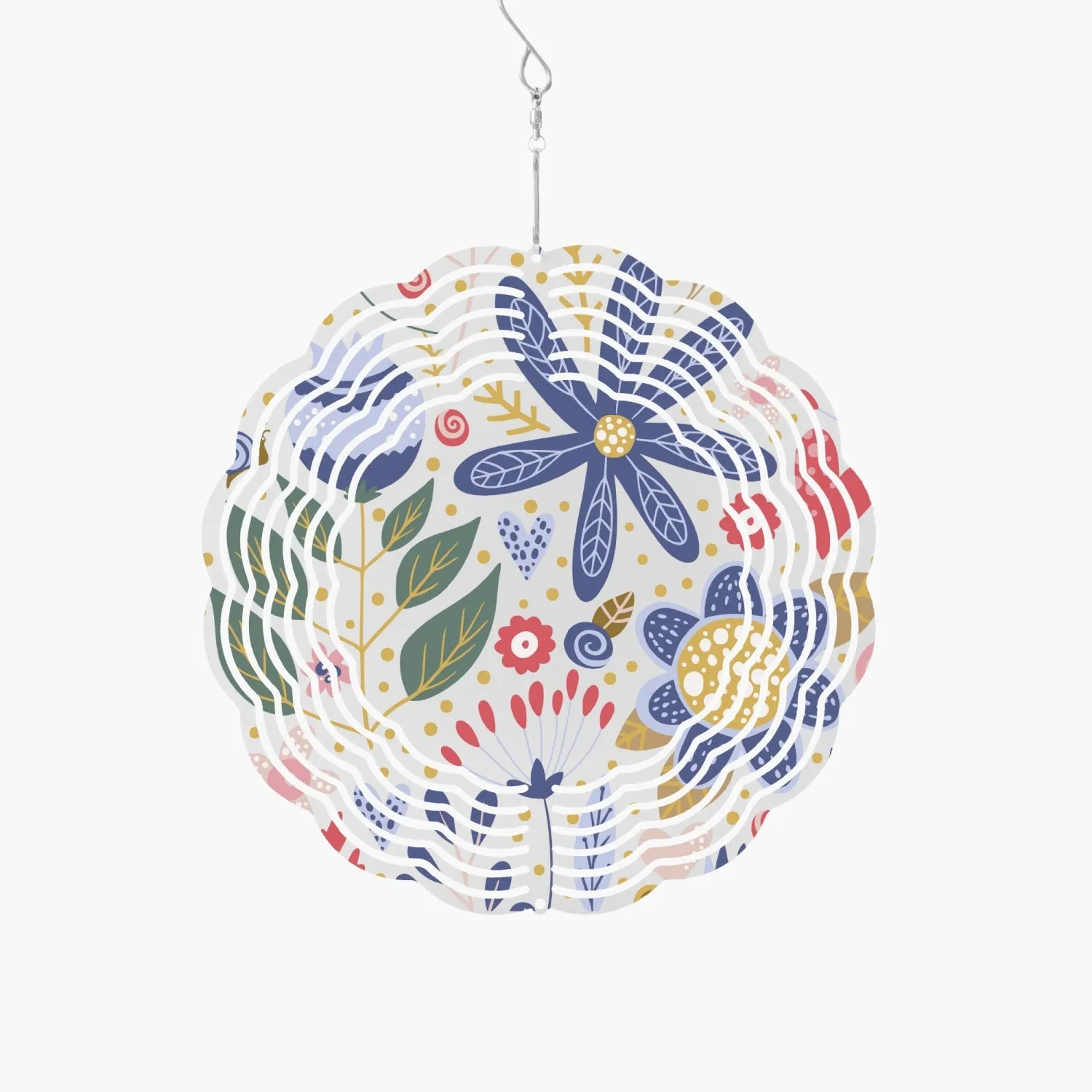 Flower Frenzy Wind Spinner