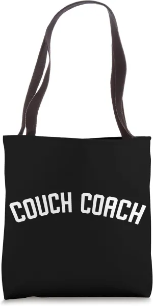 Football Retro Couch Coach Funny Athletic Coach Tote Bag
