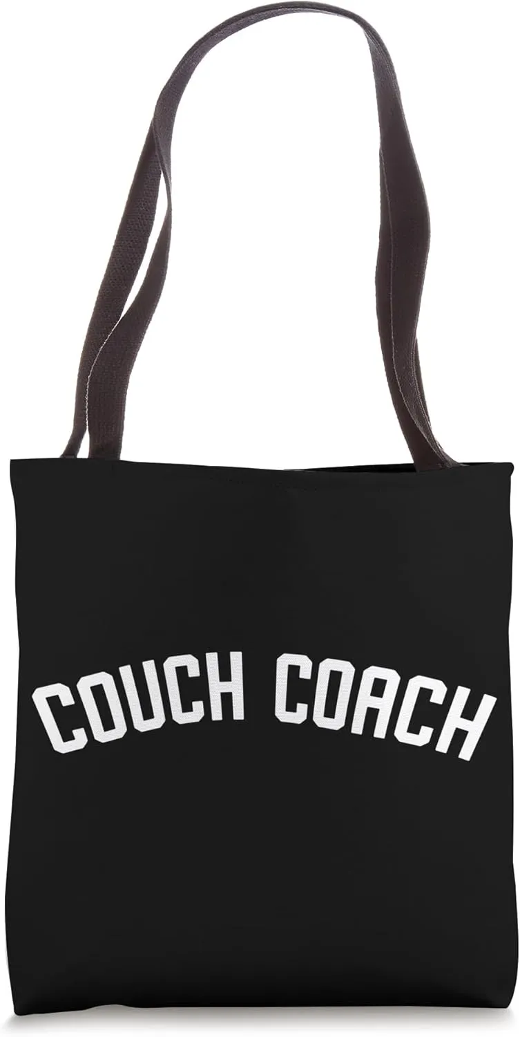 Football Retro Couch Coach Funny Athletic Coach Tote Bag