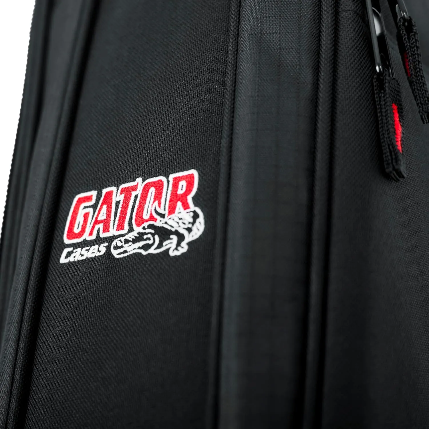 Gator Cases 4G Series Gig Bag For Two Electric Guitars With Adjustable Backpack Straps, Fits Two Stratocaster and Telecaster Style Electric Guitars (GB-4G-ELEC 2X)