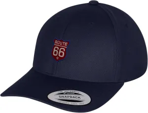 JPAK Route 66 Curved Bill Snapback Outdoor Cap Roadtrip Highway 66