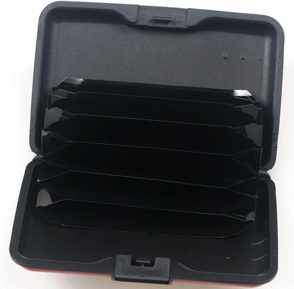 Mini RFID Aluminum Wallet Slim Credit Card Case Business Cards Wallet Metal ID Case Credit Cards Holder for Women Men
