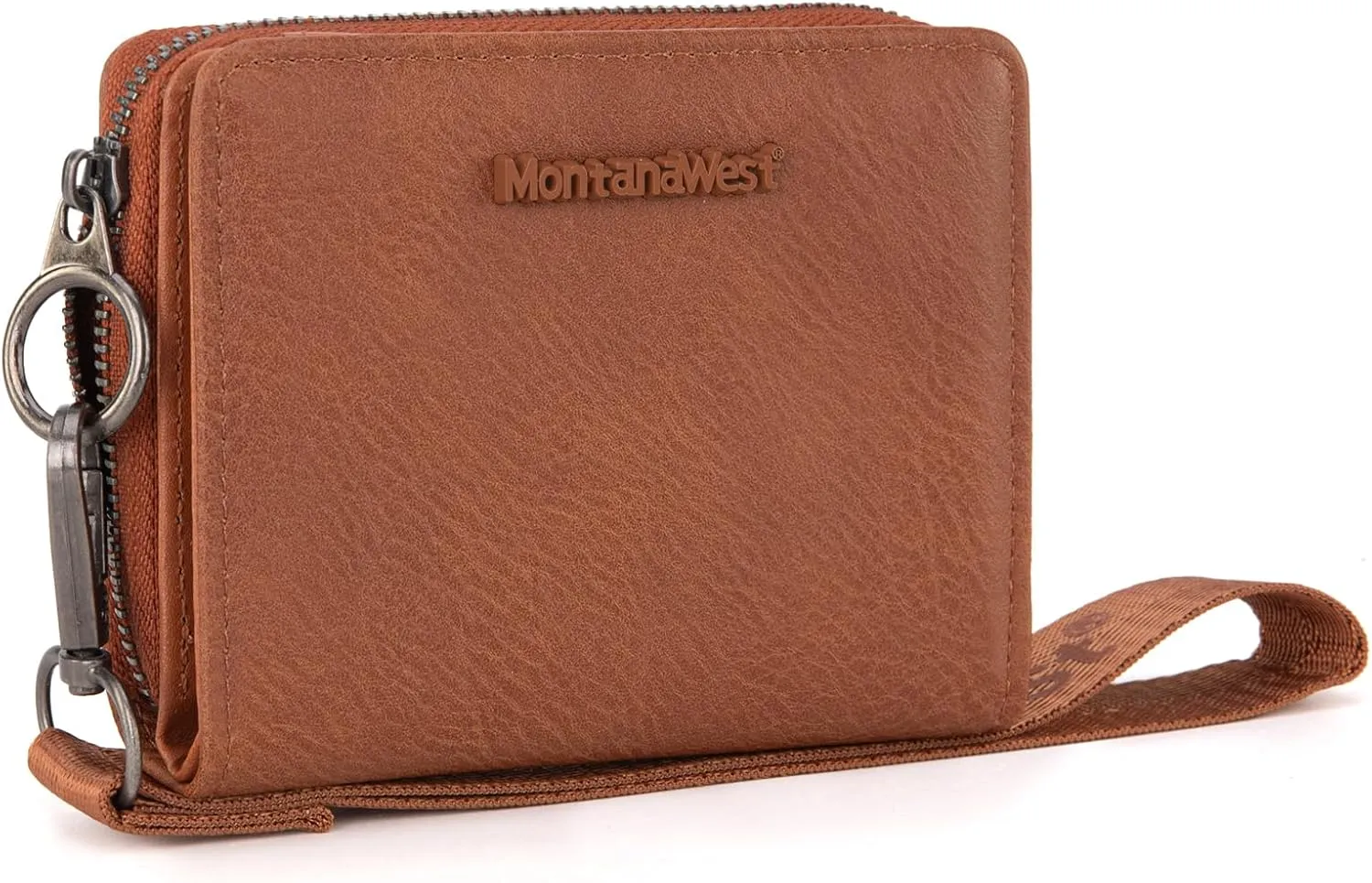 Montana West Small Wallet Woman with a Detachable Wristlet Brown Women's Wallet with Rfid Blocking Lining Minimalist Lightweight & Easy to Carry