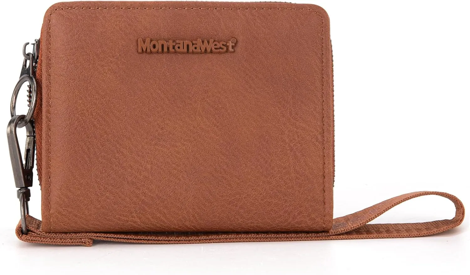 Montana West Small Wallet Woman with a Detachable Wristlet Brown Women's Wallet with Rfid Blocking Lining Minimalist Lightweight & Easy to Carry
