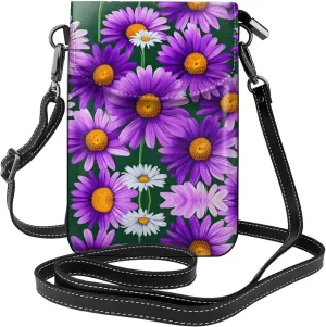Northern Lights Painting Small Cell Phone Purse - Ideal Travel Accessory for Women and Teens - Adjustable Strap