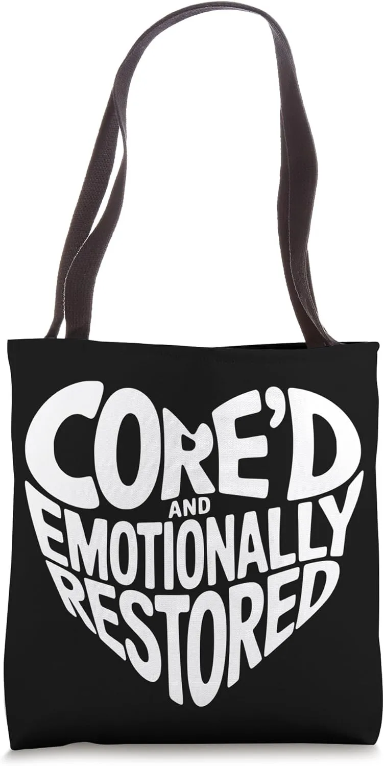 Pilates Mental Health Cored & Emotionally Restored Tote Bag