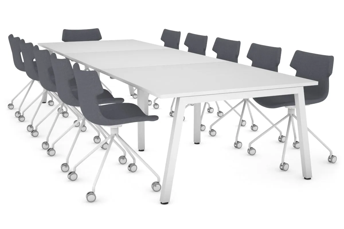 Quadro A Legs Modern Boardroom Table [3600L x 1200W]