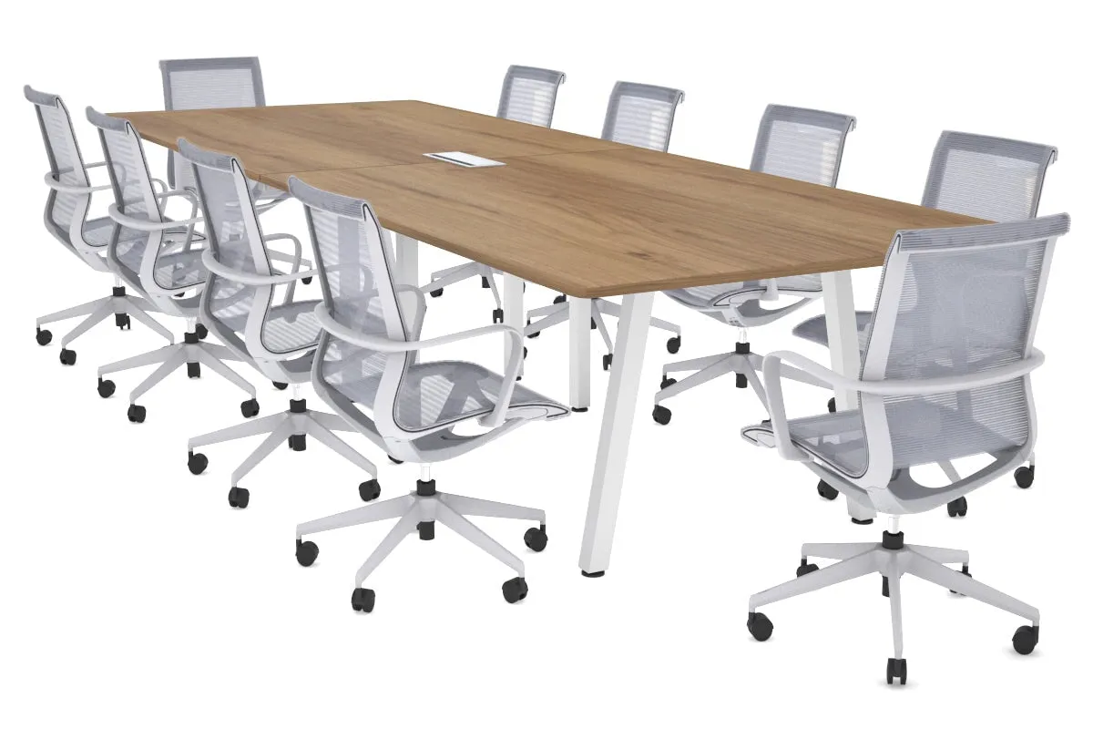 Quadro A Legs Modern Boardroom Table - Rounded Corners [3200L x 1100W with Rounded Corners] (Copy)