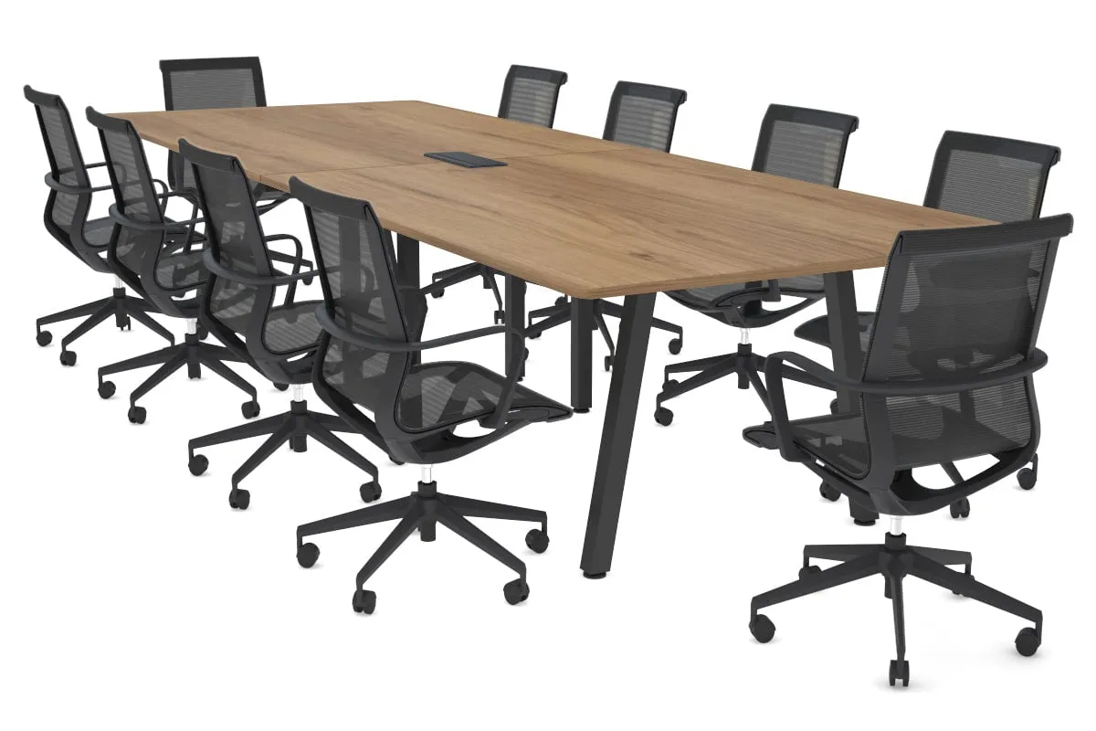 Quadro A Legs Modern Boardroom Table - Rounded Corners [3200L x 1100W with Rounded Corners] (Copy)