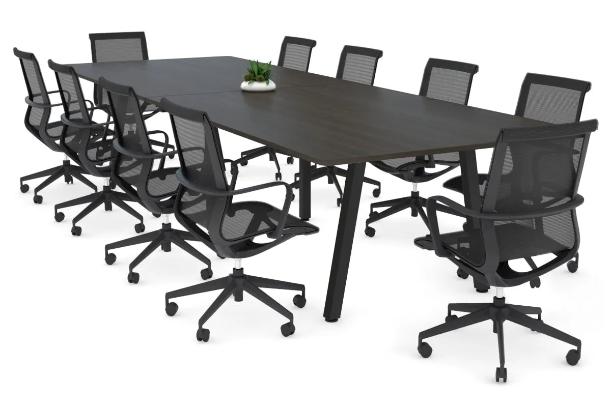 Quadro A Legs Modern Boardroom Table - Rounded Corners [3200L x 1100W with Rounded Corners] (Copy)