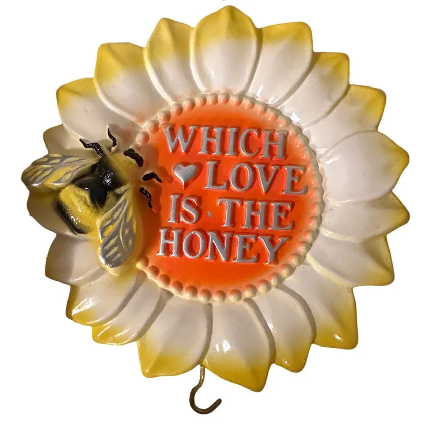 Retro Sunflower and Bee Hot Pad Holders (Set of 2)
