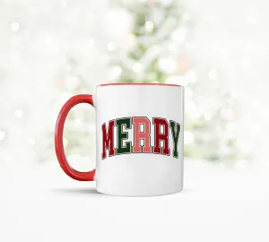 Simple cute "MERRY" mug super simple Christmas mug gifts