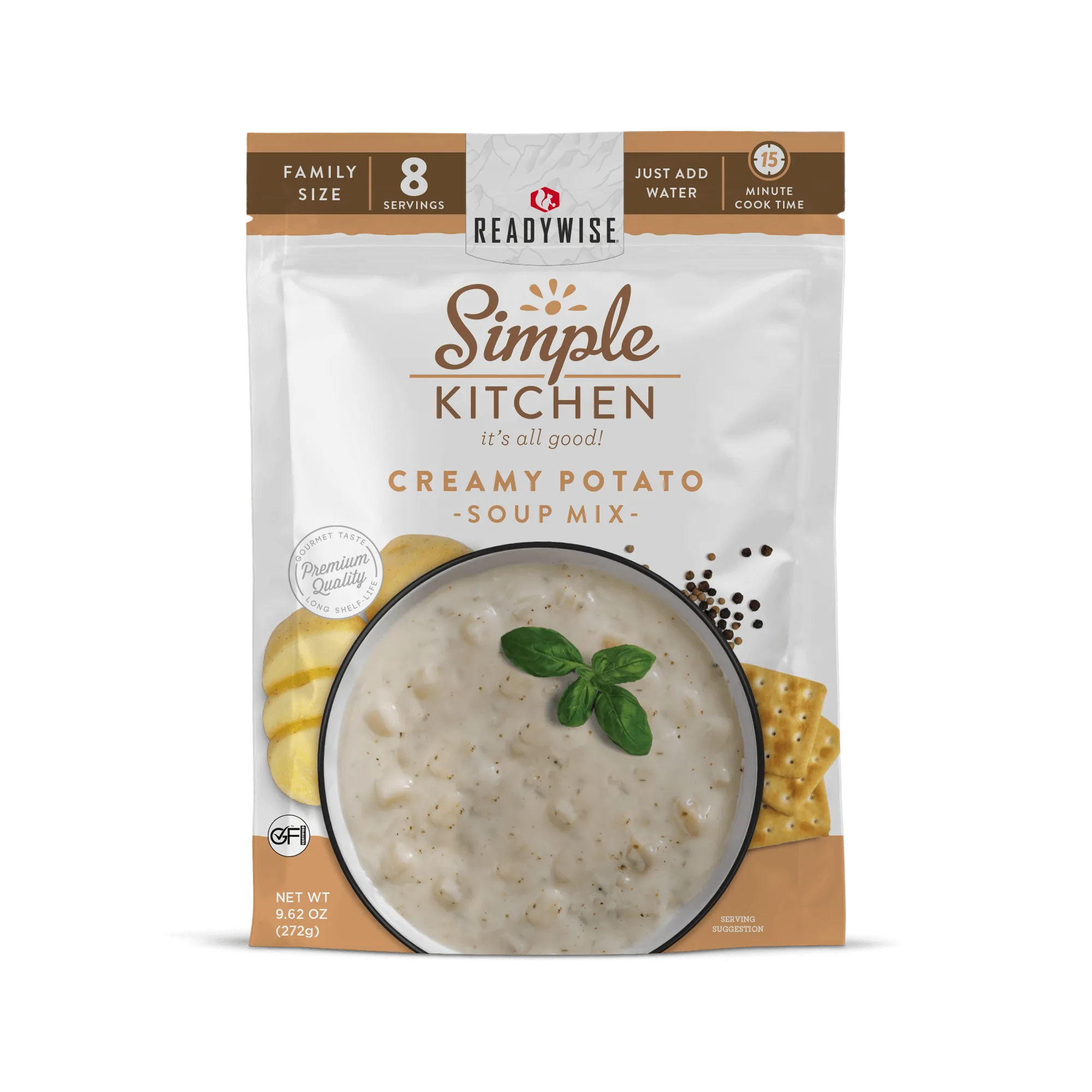 Simple Kitchen Soup Favorites Variety Pack (4 count, 8-Servings per Pouch)