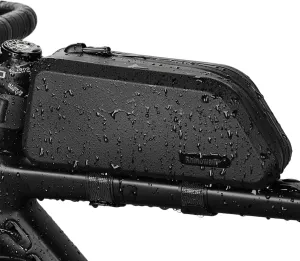 Top Tube Bike Bag Waterproof Rhinowalk Top Tube Bag 1.5L Road Bicycle Front Frame Bag Suitable for Road and Mountain Bikes