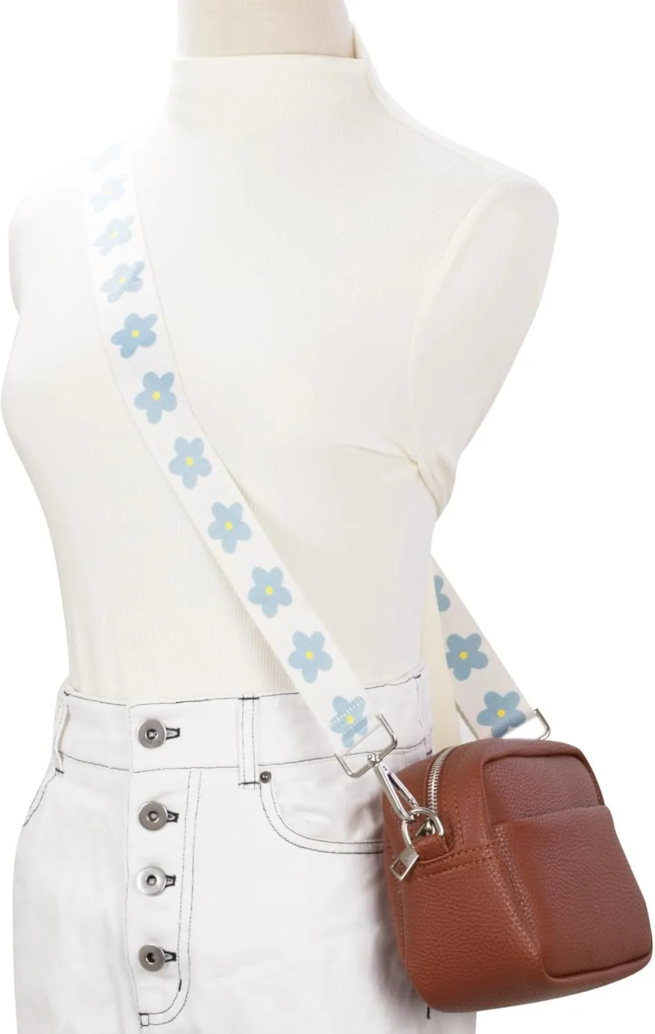 ZANQANO Crossbody Strap for Purses Replacement Adjustable Guitar Multicolor Style Handbag Straps